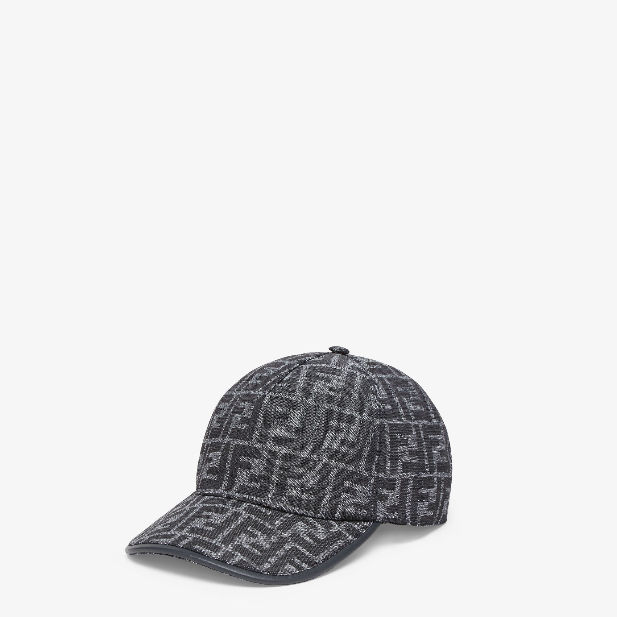 Casquette de baseball en tissu jacquard FF bleu