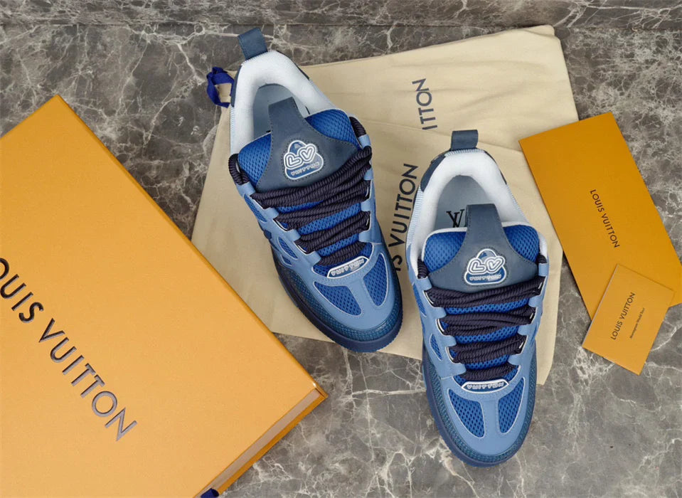 LOUIS VUITTON SKATE SNEAKER BLEU