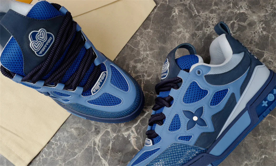 LOUIS VUITTON SKATE SNEAKER BLEU