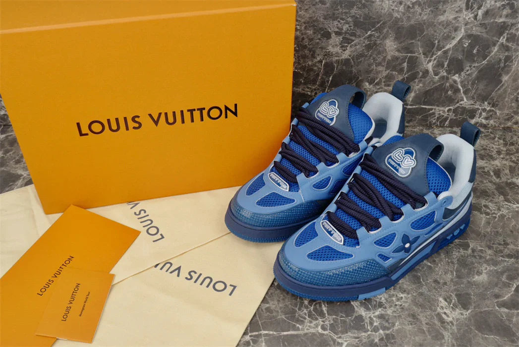 LOUIS VUITTON SKATE SNEAKER BLEU