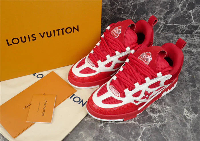 LOUIS VUITTON SKATE SNEAKER ROUGE ET BLANC