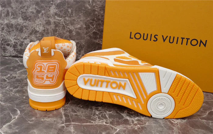 LOUIS VUITTON SKATE SNEAKER JAUNE BLANC